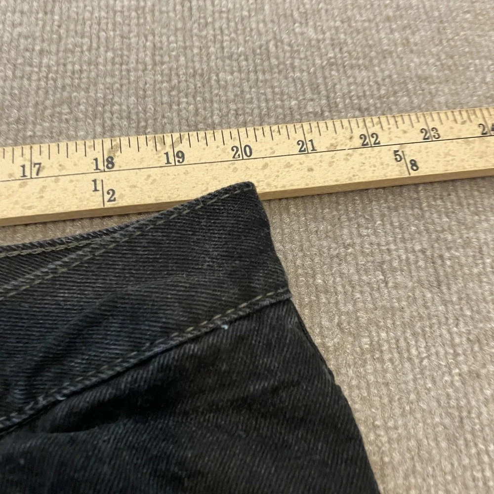 Levis Jeans Faded Black Relaxed Vintage 550 Mens 40x32 Tapered Denim 90s